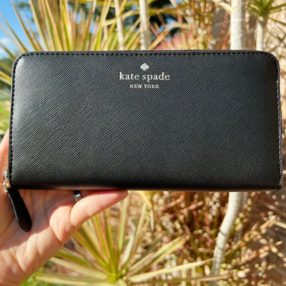 Kate Spade Saffiano Large Zip Around Continental Wallet